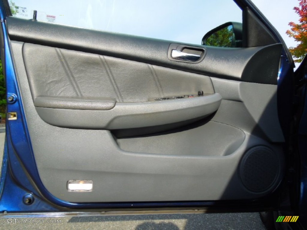 2003 Accord EX V6 Sedan - Eternal Blue Pearl / Gray photo #12