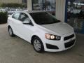 Summit White 2013 Chevrolet Sonic LT Sedan Exterior