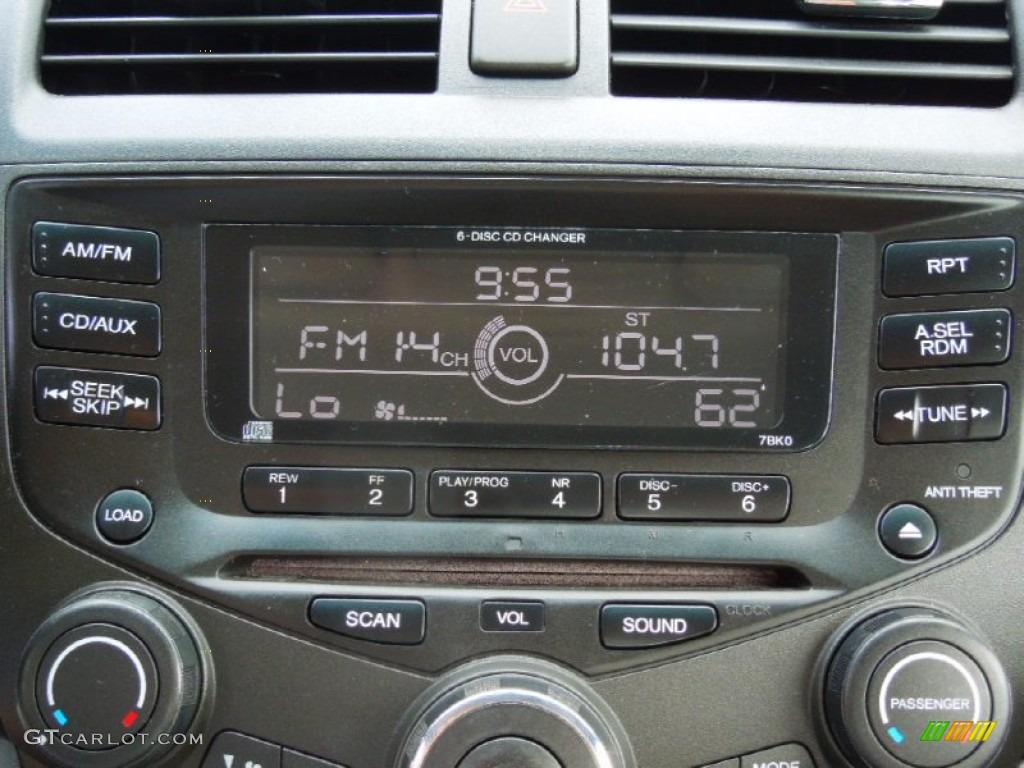 2003 Accord EX V6 Sedan - Eternal Blue Pearl / Gray photo #17
