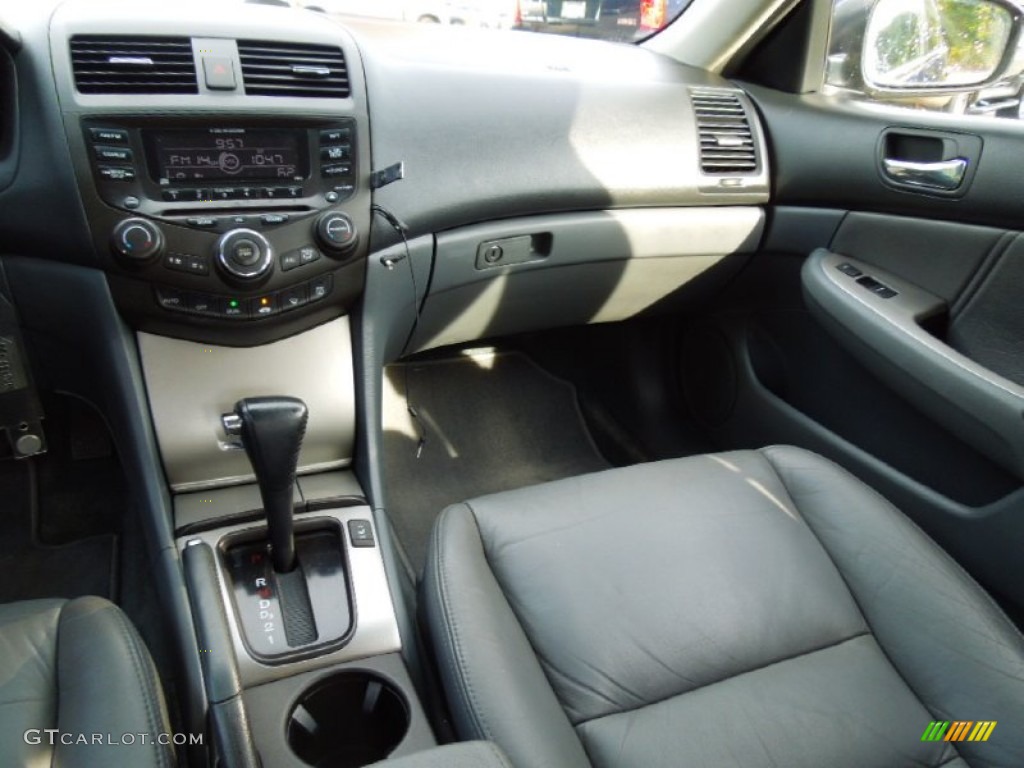 2003 Accord EX V6 Sedan - Eternal Blue Pearl / Gray photo #23