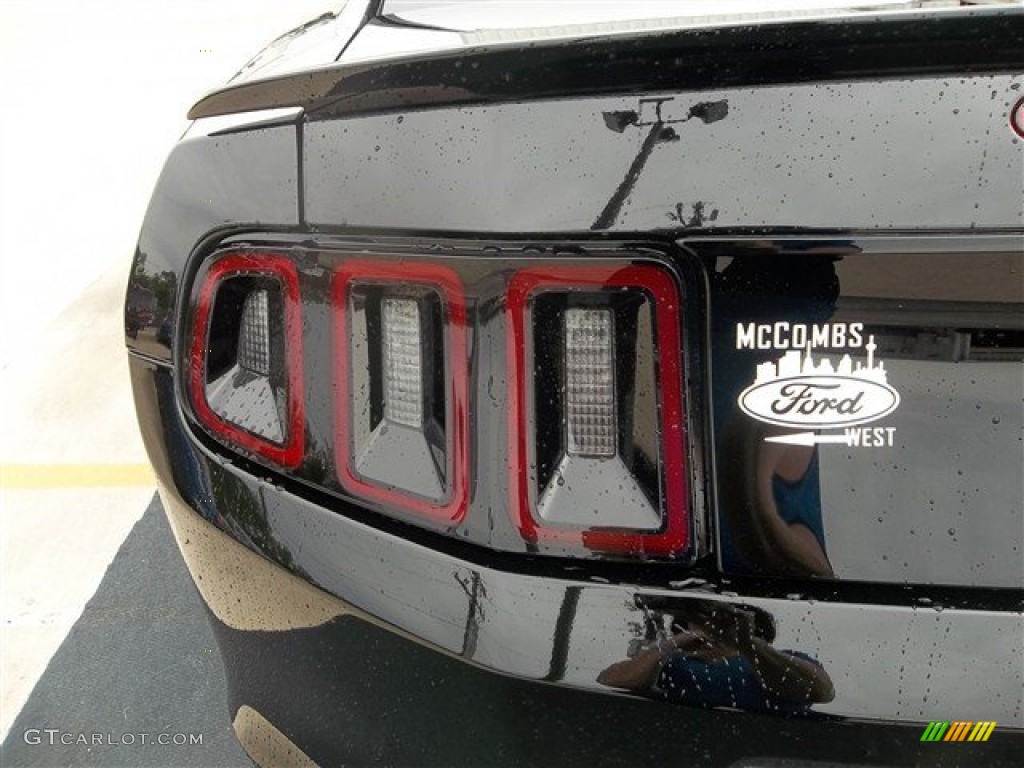 2013 Mustang V6 Coupe - Black / Charcoal Black photo #6