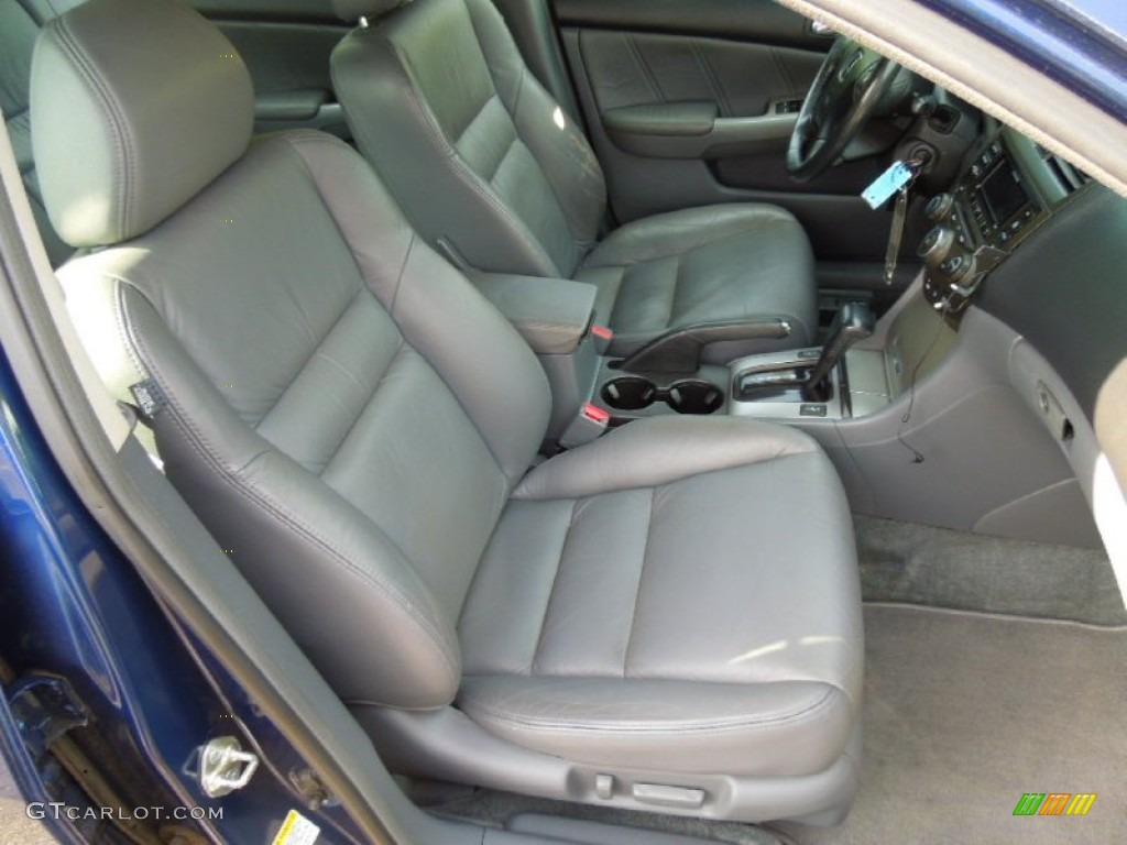 2003 Accord EX V6 Sedan - Eternal Blue Pearl / Gray photo #26