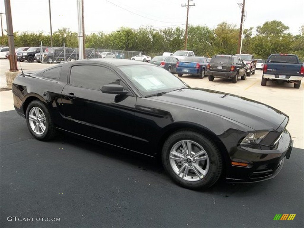 2013 Mustang V6 Coupe - Black / Charcoal Black photo #9