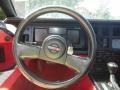 Red Steering Wheel Photo for 1989 Chevrolet Corvette #72256003