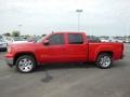 2008 Fire Red GMC Sierra 1500 SLE Crew Cab  photo #5