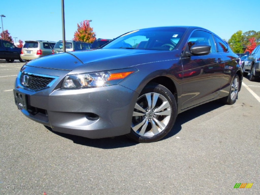 2010 Accord LX-S Coupe - Polished Metal Metallic / Black photo #1