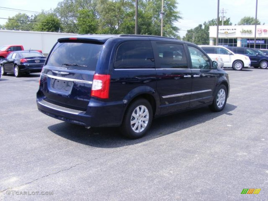 2012 Town & Country Touring - L - True Blue Pearl / Black/Light Graystone photo #12