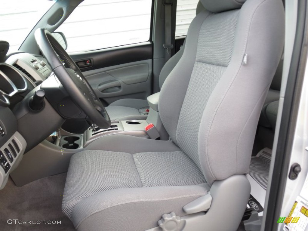 Graphite Gray Interior 2011 Toyota Tacoma V6 TRD Sport PreRunner Double Cab Photo #72258214