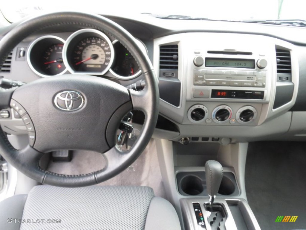 2011 Toyota Tacoma V6 TRD Sport PreRunner Double Cab Graphite Gray Dashboard Photo #72258266