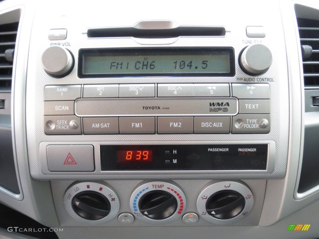 2011 Toyota Tacoma V6 TRD Sport PreRunner Double Cab Audio System Photos