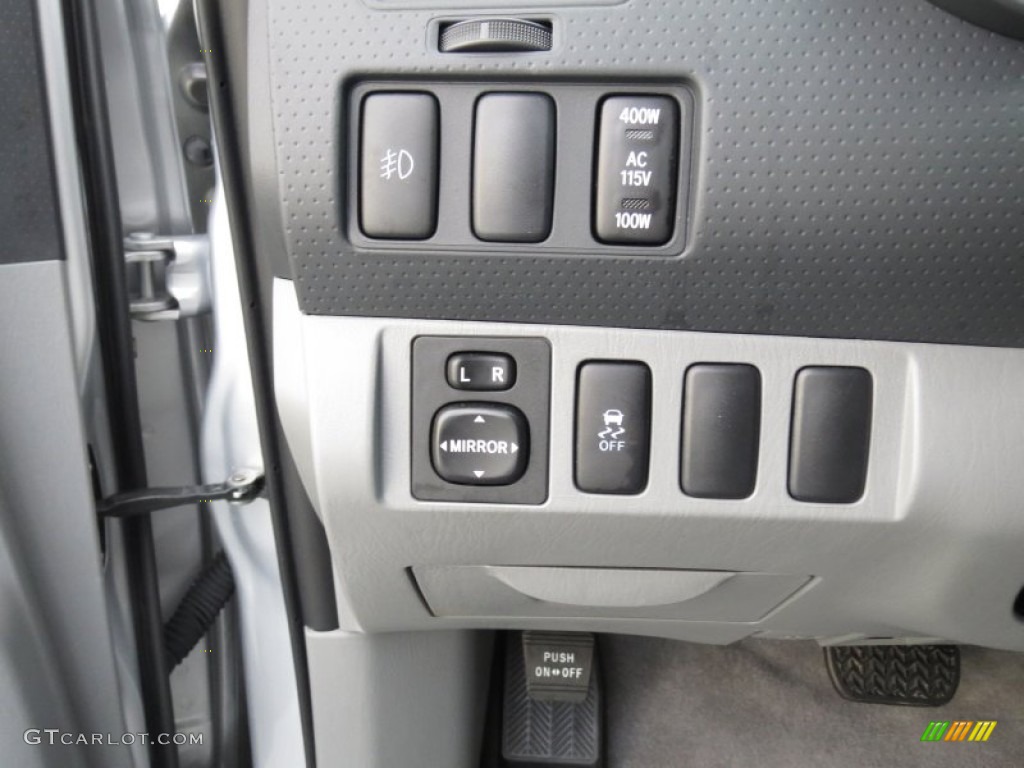 2011 Toyota Tacoma V6 TRD Sport PreRunner Double Cab Controls Photo #72258484