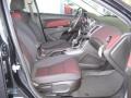 Jet Black/Sport Red Interior Photo for 2013 Chevrolet Cruze #72259549