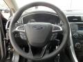 Earth Gray 2013 Ford Fusion S Steering Wheel