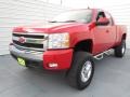 2007 Victory Red Chevrolet Silverado 1500 LT Z71 Extended Cab 4x4  photo #6