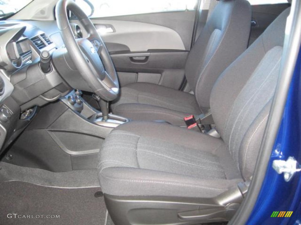 Dark Pewter/Dark Titanium Interior 2013 Chevrolet Sonic LT Hatch Photo #72260385