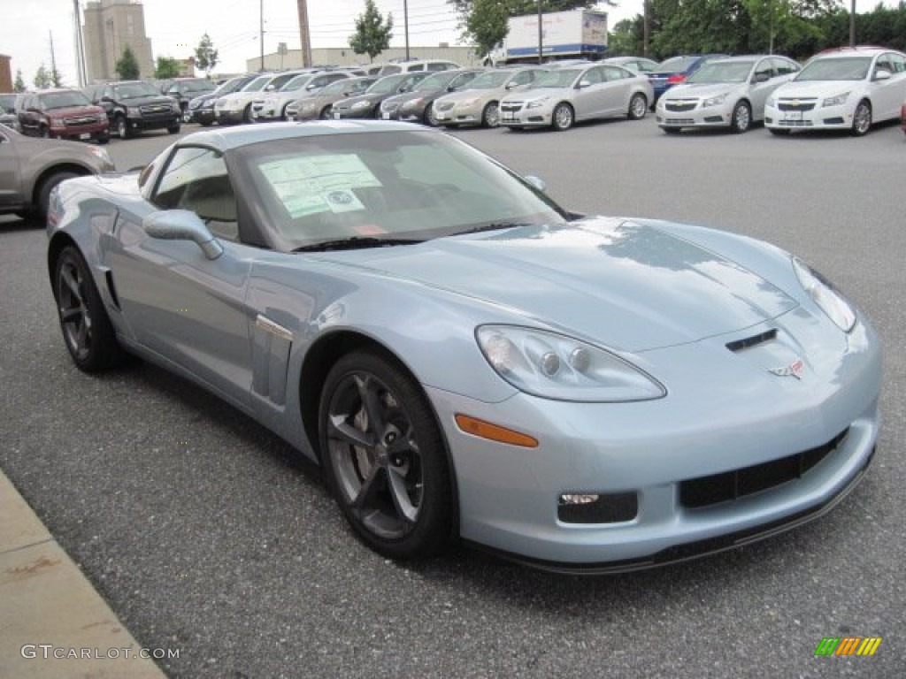 2012 Corvette Grand Sport Coupe - Carlisle Blue Metallic / Ebony photo #4