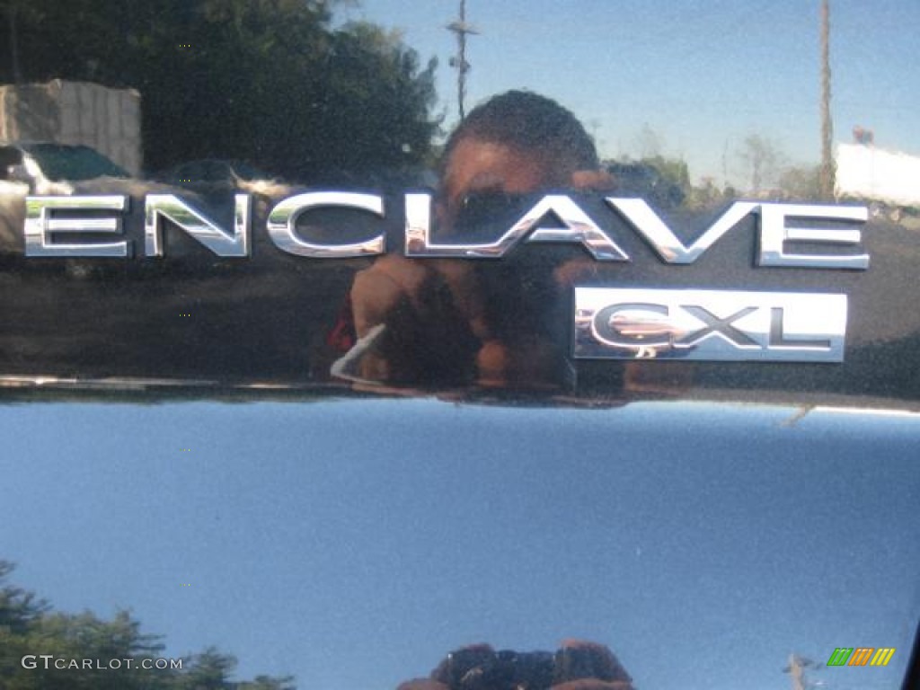 2008 Enclave CXL AWD - Carbon Black Metallic / Ebony/Ebony photo #34