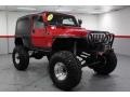 2006 Flame Red Jeep Wrangler Unlimited Rubicon 4x4  photo #2