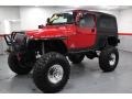 2006 Flame Red Jeep Wrangler Unlimited Rubicon 4x4  photo #9