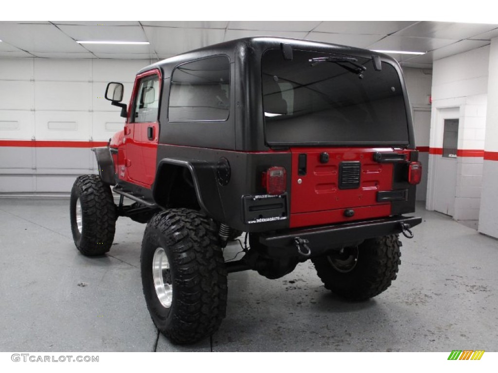 2006 Wrangler Unlimited Rubicon 4x4 - Flame Red / Dark Slate Gray photo #15