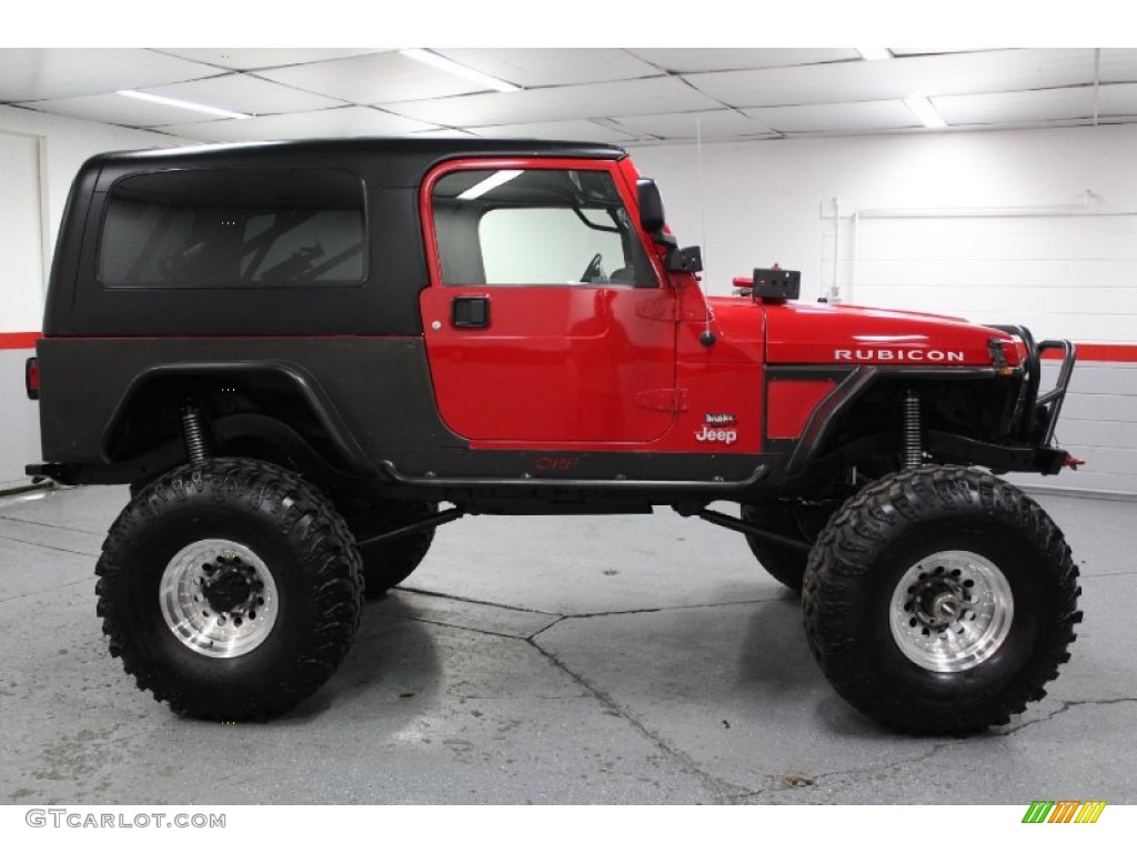 2006 Wrangler Unlimited Rubicon 4x4 - Flame Red / Dark Slate Gray photo #22