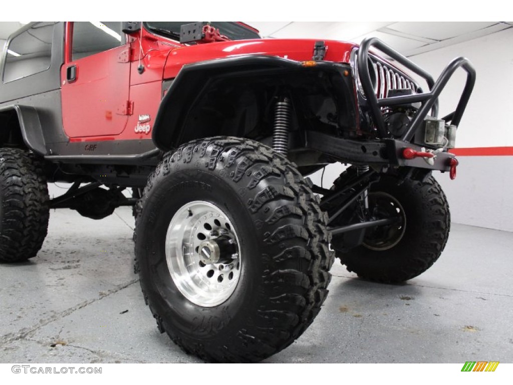 2006 Wrangler Unlimited Rubicon 4x4 - Flame Red / Dark Slate Gray photo #26