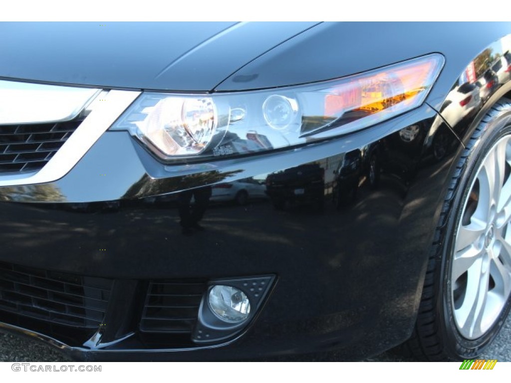 2010 TSX V6 Sedan - Crystal Black Pearl / Ebony photo #30
