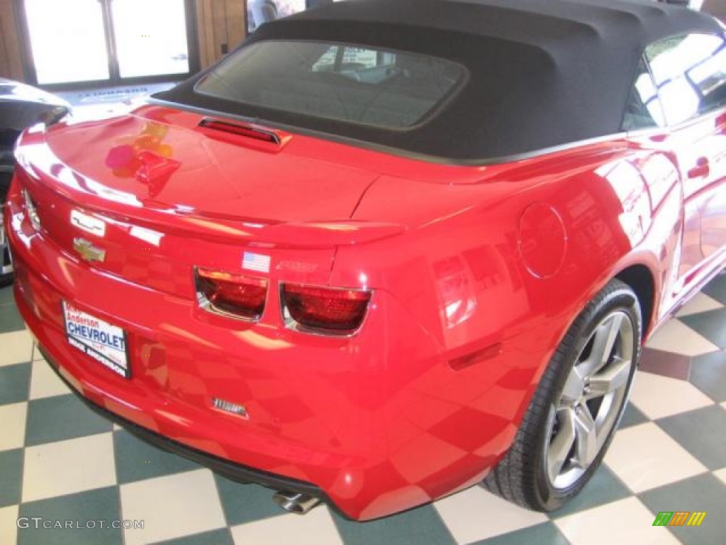 2012 Camaro LT/RS Convertible - Victory Red / Black photo #7
