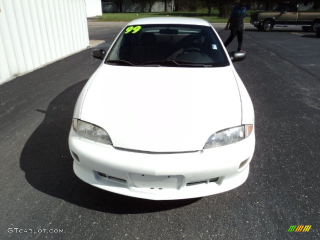 1999 Cavalier Z24 Coupe - Bright White / Graphite photo #2