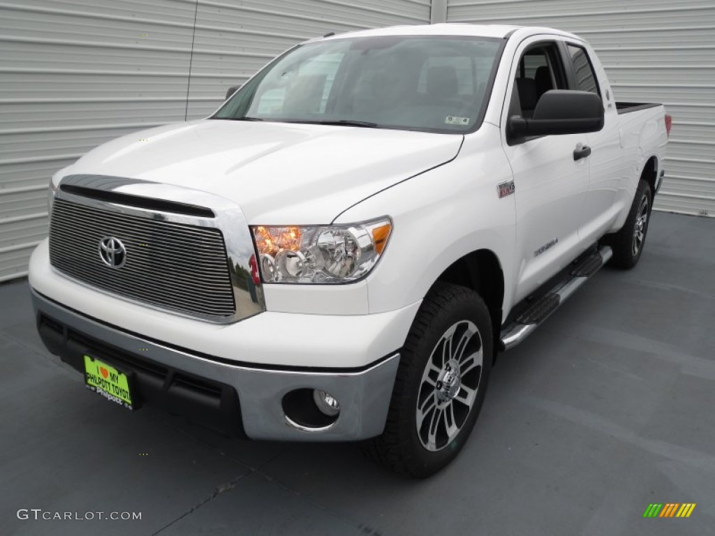 2013 Tundra Texas Edition Double Cab 4x4 - Super White / Graphite photo #6