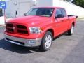 2012 Flame Red Dodge Ram 1500 Outdoorsman Quad Cab 4x4  photo #10