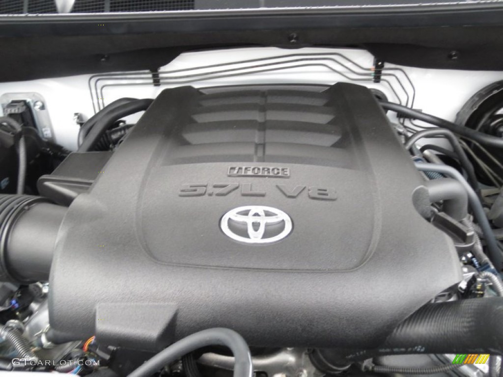 2013 Toyota Tundra Texas Edition Double Cab 4x4 5.7 Liter Flex-Fuel DOHC 32-Valve Dual VVT-i V8 Engine Photo #72263140