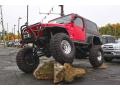 2006 Flame Red Jeep Wrangler Unlimited Rubicon 4x4  photo #102