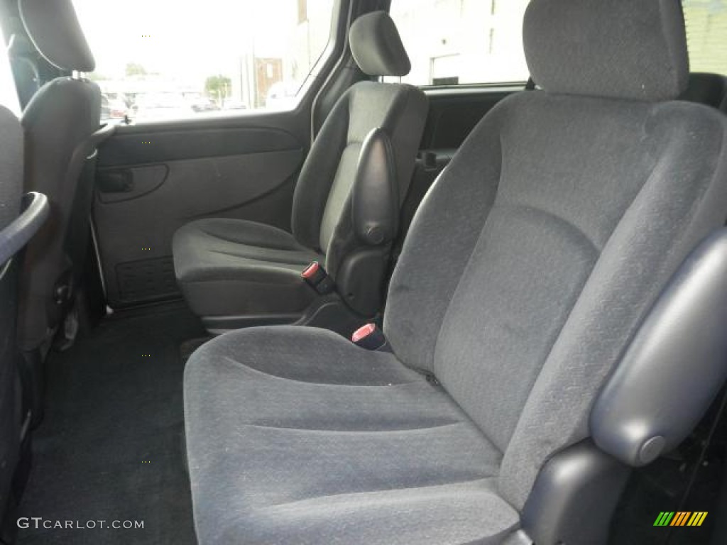Navy Blue Interior 2002 Chrysler Town & Country LX Photo #72263692
