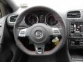 Interlagos Plaid Cloth Steering Wheel Photo for 2013 Volkswagen GTI #72263997