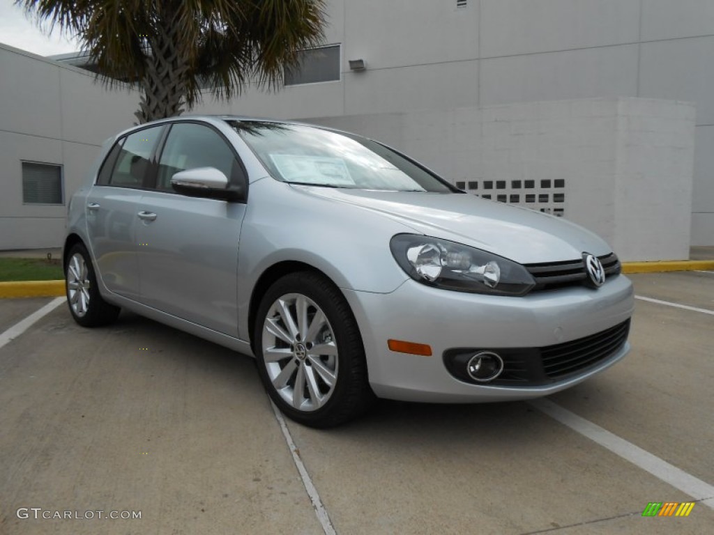 Reflex Silver Metallic 2013 Volkswagen Golf 4 Door TDI Exterior Photo #72264223