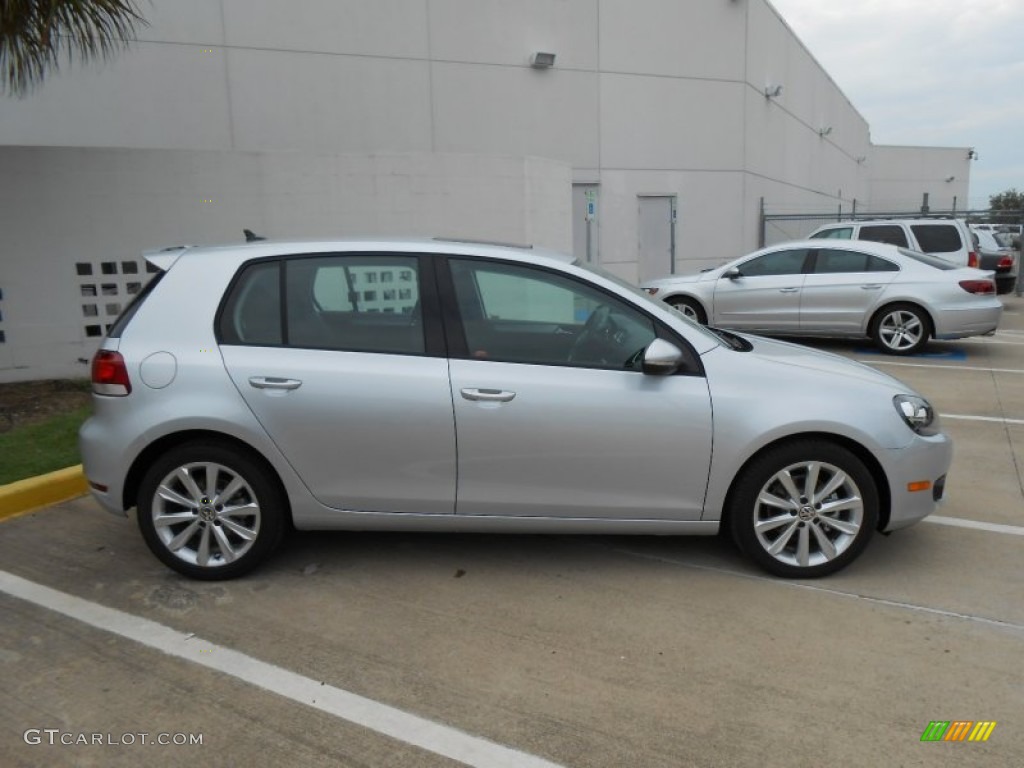 Reflex Silver Metallic 2013 Volkswagen Golf 4 Door TDI Exterior Photo #72264394