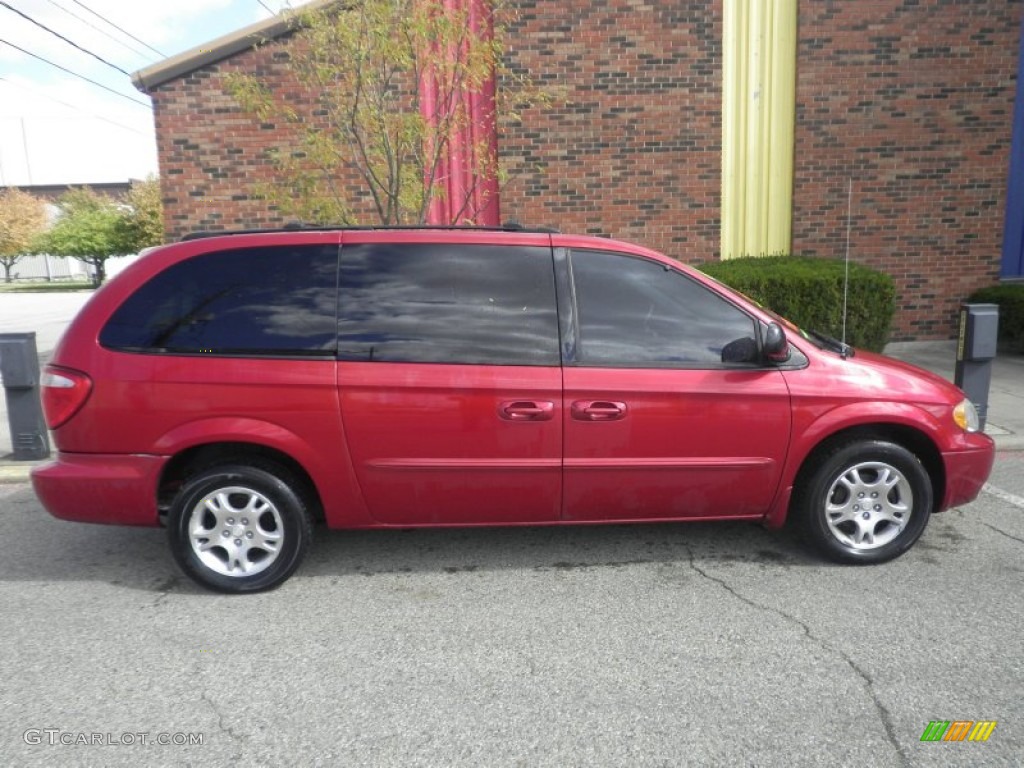 2003 Grand Caravan Sport - Inferno Red Tinted Pearl / Gray photo #2