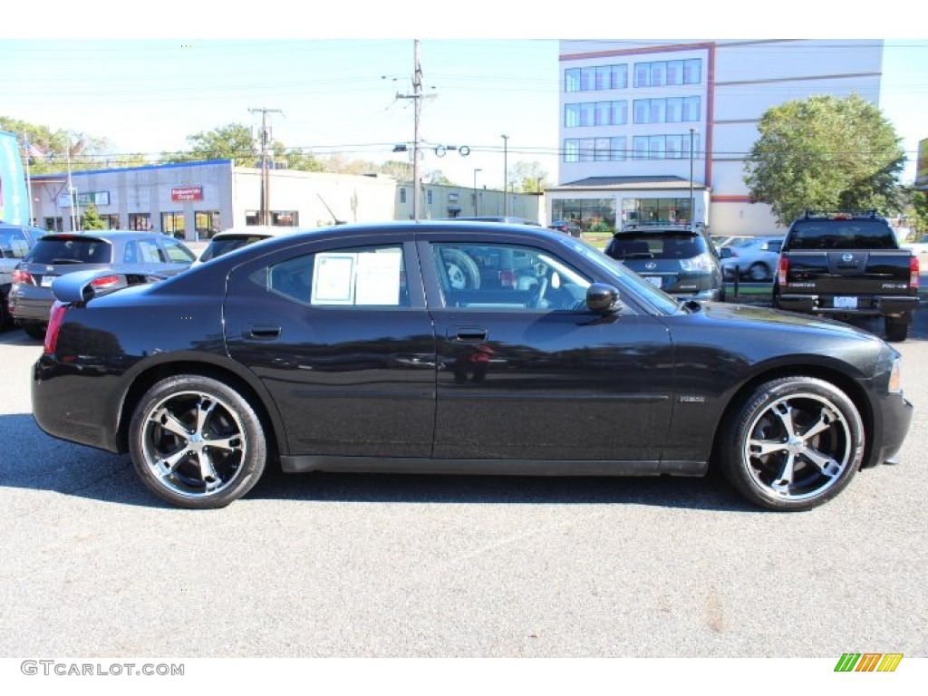 Brilliant Black Crystal Pearl 2008 Dodge Charger R/T Exterior Photo #72265219