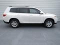 Blizzard White Pearl 2013 Toyota Highlander V6 Exterior