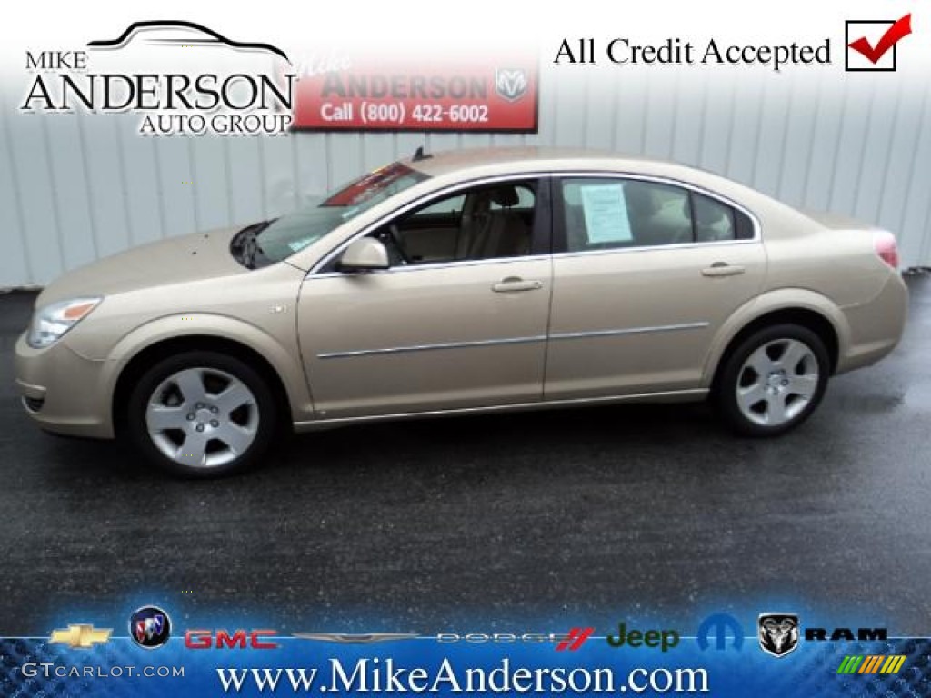 2008 Aura XE 3.5 - Golden Cashmere / Tan photo #1
