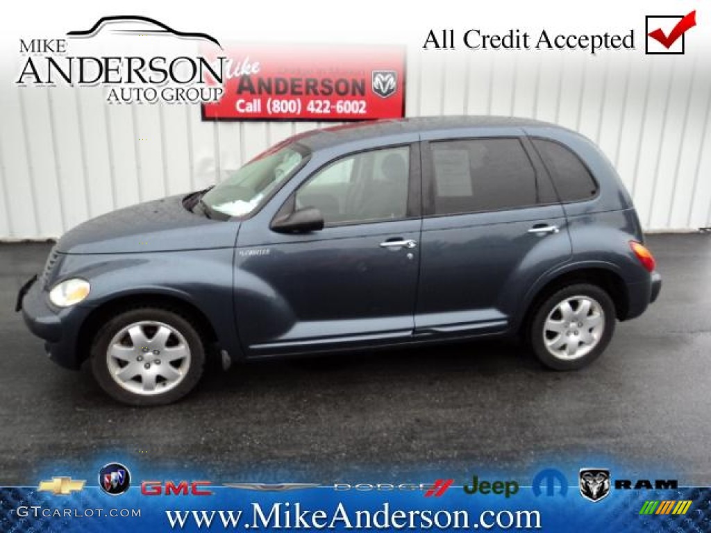 2003 PT Cruiser Touring - Steel Blue Pearl / Taupe/Pearl Beige photo #1