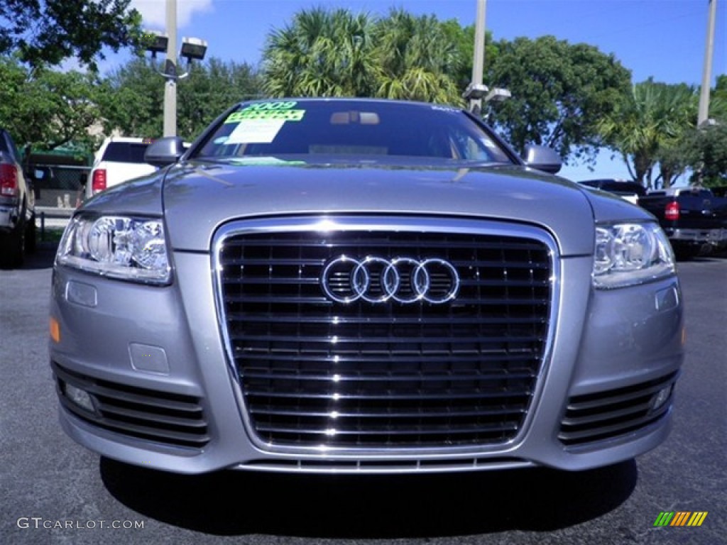 Quartz Grey Metallic 2009 Audi A6 3.0T quattro Sedan Exterior Photo #72269174