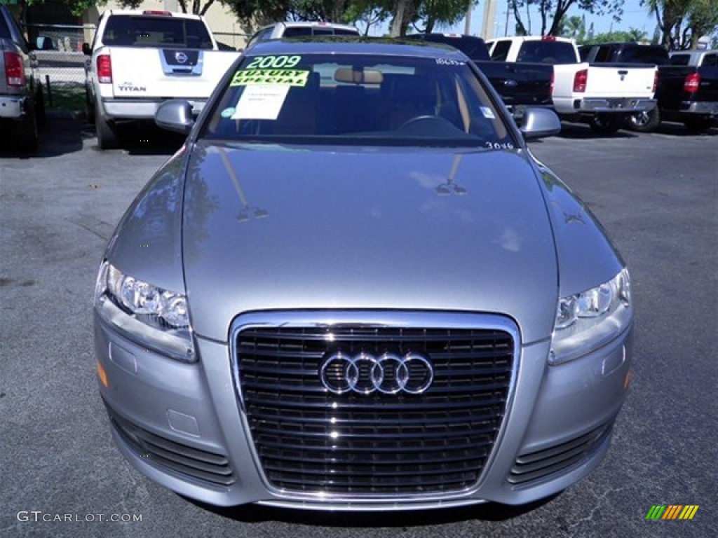 Quartz Grey Metallic 2009 Audi A6 3.0T quattro Sedan Exterior Photo #72269222