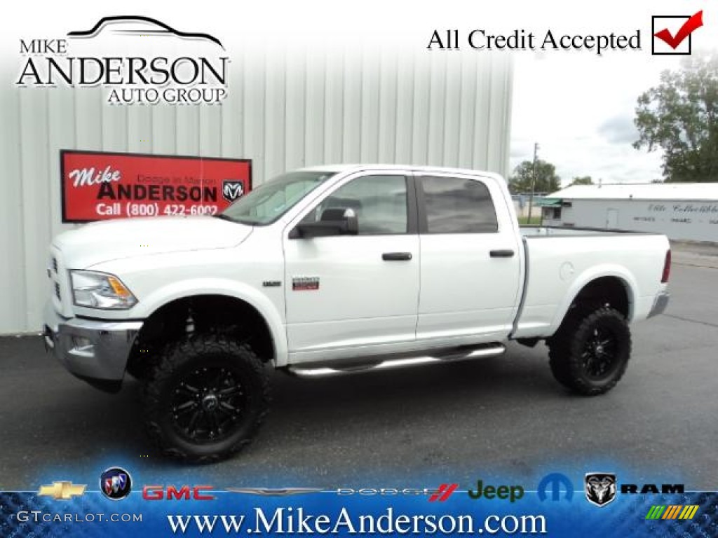 2012 Ram 2500 HD SLT Outdoorsman Crew Cab 4x4 - Bright White / Dark Slate/Medium Graystone photo #1