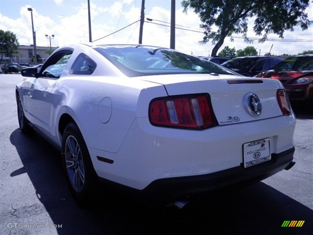 2011 Mustang V6 Premium Coupe - Performance White / Charcoal Black photo #11