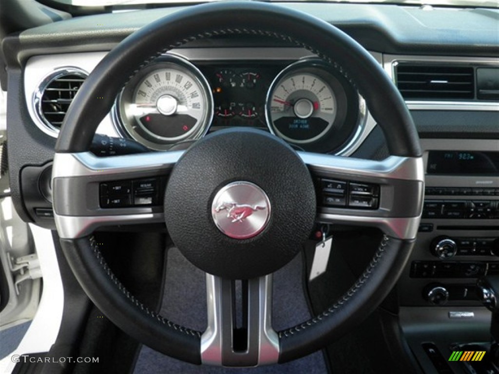 2011 Mustang V6 Premium Coupe - Performance White / Charcoal Black photo #31