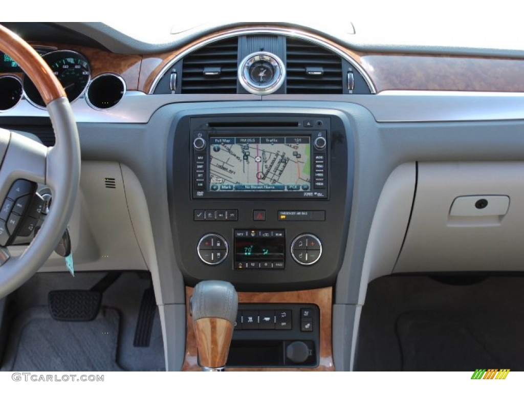 2010 Enclave CXL AWD - Silver Green Metallic / Titanium/Dark Titanium photo #14