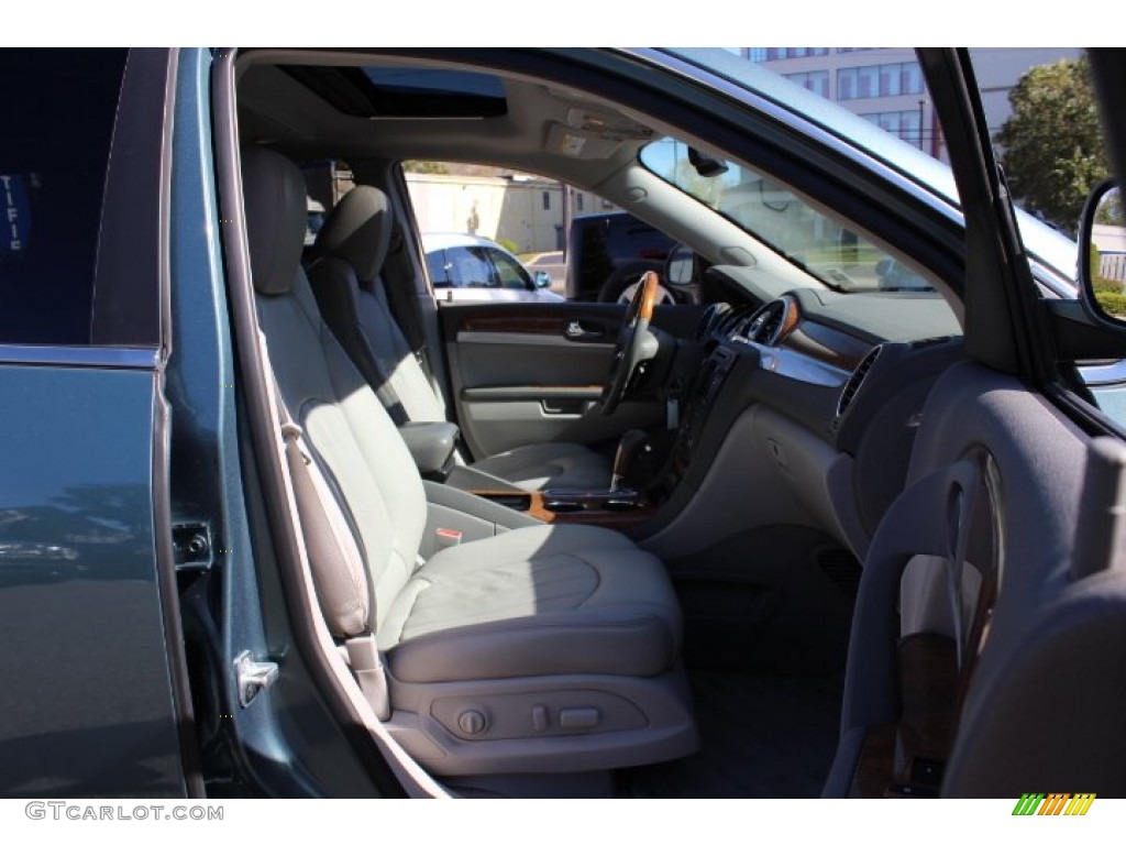 2010 Enclave CXL AWD - Silver Green Metallic / Titanium/Dark Titanium photo #29