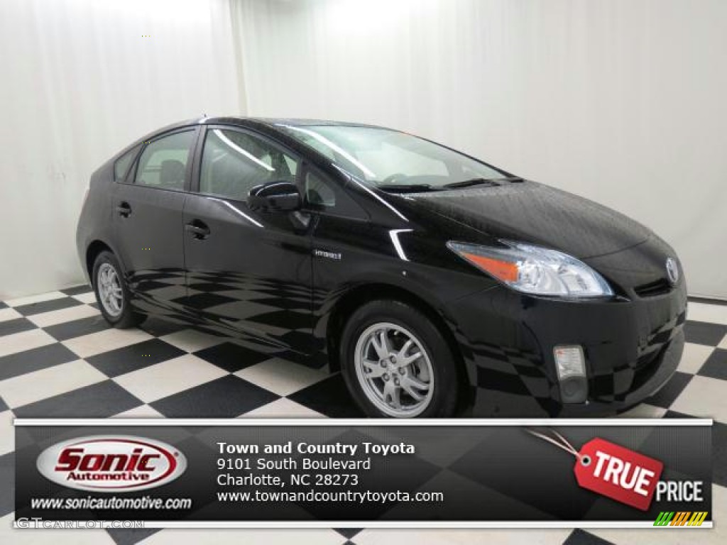2010 Prius Hybrid II - Black / Dark Gray photo #1